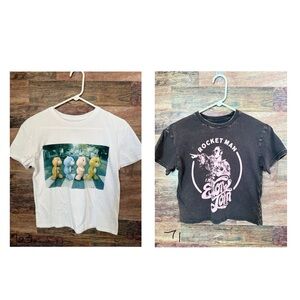 Bundle of 2 Tops!  Both Size XS
Care Bears Tee, Elton John Tee
#0063, #0071